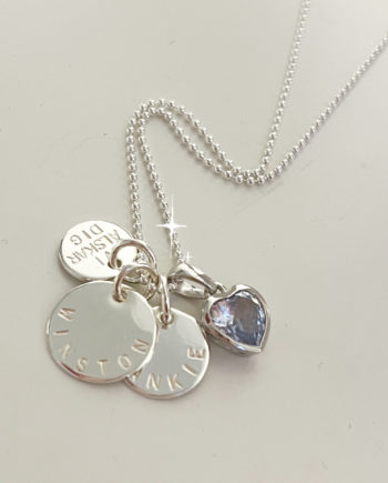 Mother's day Birthday . Personalised Gift Necklace for daughter sister nan mum 