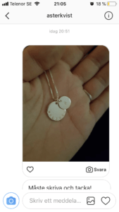 Name Necklace from namnsmycken.com