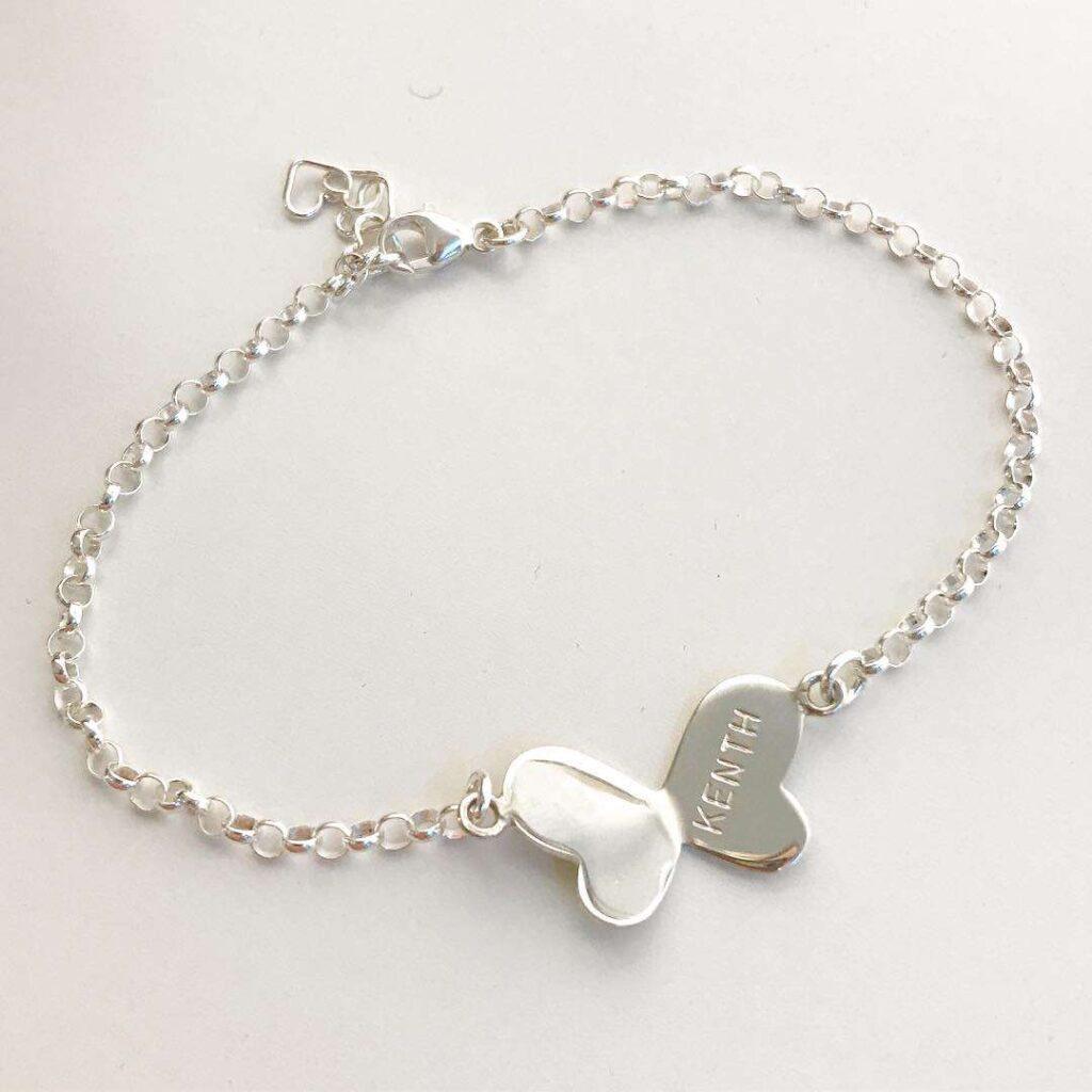 Butterfly namnarmband