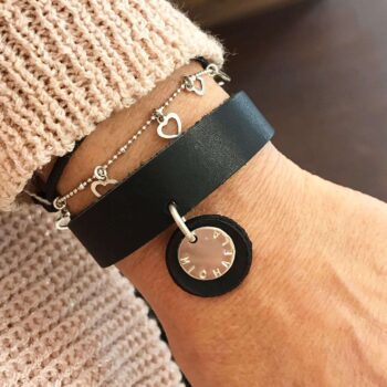 Läderarmband med coin