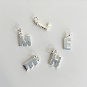 abc-letter in silver