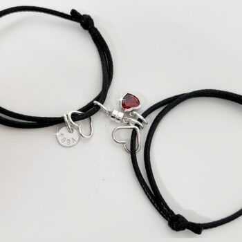 Magnetarmband äkta silver (2 st)