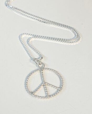 halsband med peacetecken