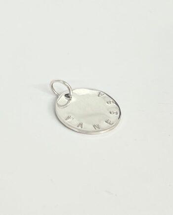 Rund graverbar bricka