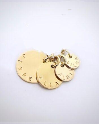 coin i 18K guld - light