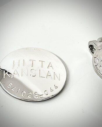 golfmarkör med gravyr